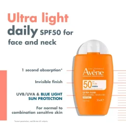 Avene Sun Ultra Fluid Invisible SPF50