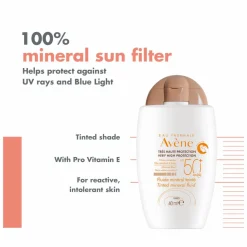 Avene Tinted Mineral Fluid SPF50+