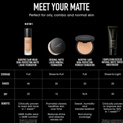 bareMinerals BarePro 24HR Wear Skin-Perfecting Matte Liquid Foundation SPF20