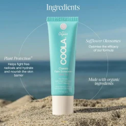 Coola Classic Face Sunscreen White Tea SPF50