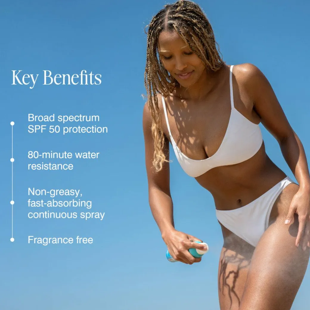 Coola Classic Sunscreen Spray Fragrance-Free SPF50
