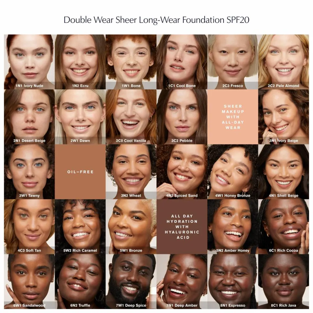 Estee Lauder Double Wear Sheer Long-Wear Foundation SPF20