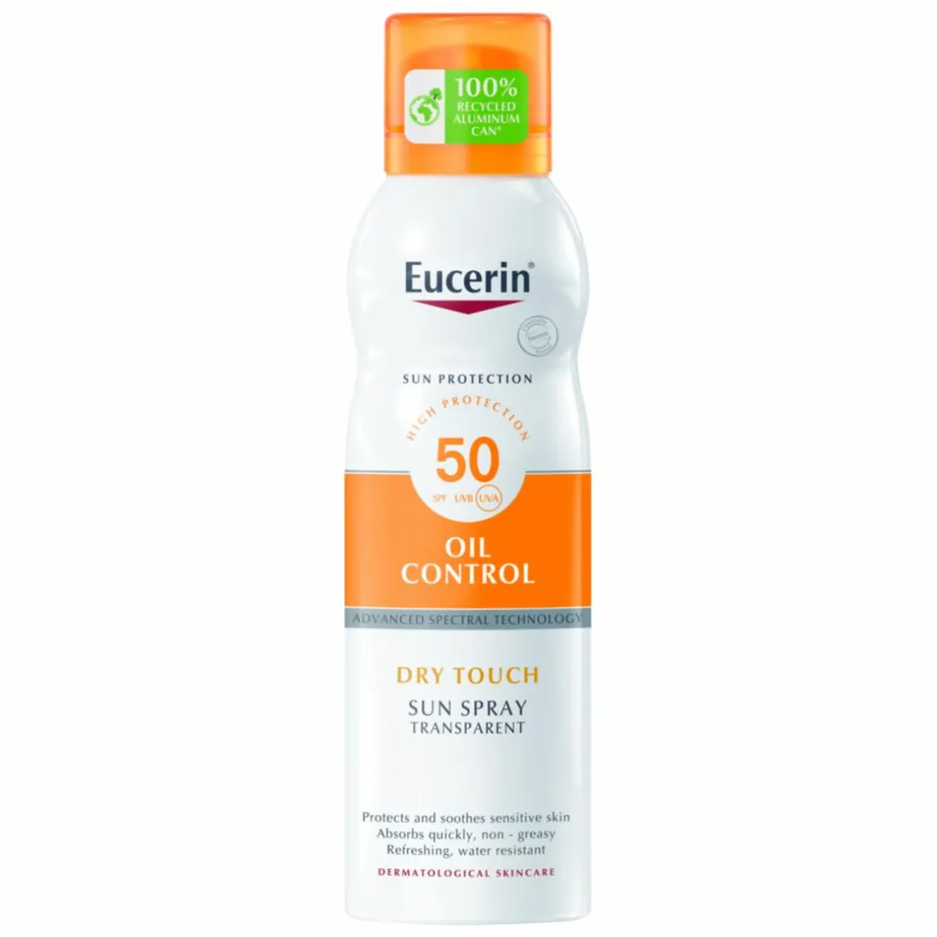 Eucerin Body Oil Control Dry Touch Sun Spray Transparent SPF50