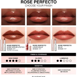 GIVENCHY Rose Perfecto Shine Serum Lipstick