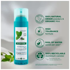 Klorane Aquatic Mint Detox Dry Shampoo