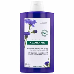 Klorane Centaury Anti-Yellowing Shampoo for Grey, Blonde Hair