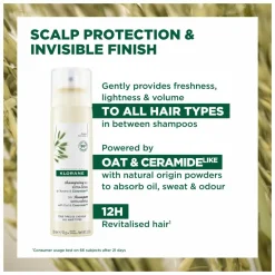 Klorane Dry Shampoo: Oat & Ceramide for Soft, Fresh Hair