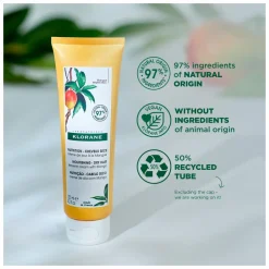 Klorane Mango Nourishing Leave-In Cream for Dry Hair