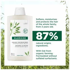 Klorane Oat Ultra-Gentle Shampoo for All Hair Types