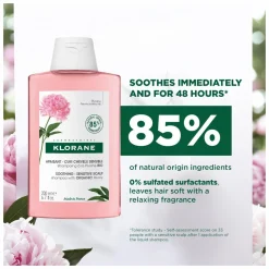 Klorane Peony Soothing Shampoo For Sensitive Scalp