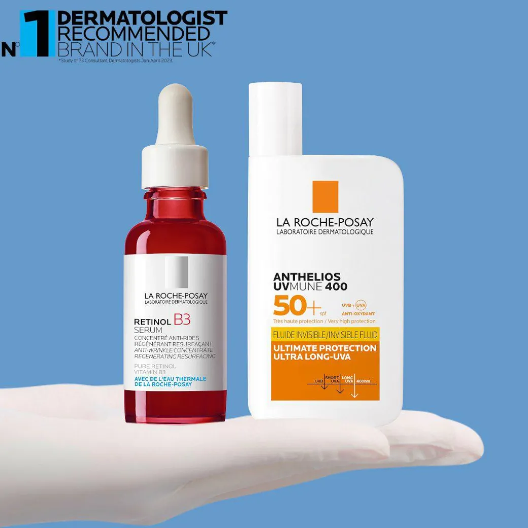 La Roche-Posay Anti-Wrinkle Correct + Protect Duo Routine Set: Retinol