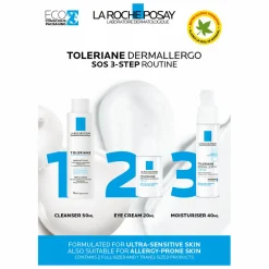 La Roche-Posay Toleriane Dermallergo SOS 3-Step Routine