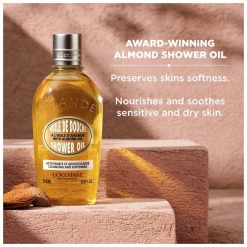 L'Occitane Almond Cleansing and Softening Shower Oil