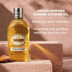 L'Occitane Almond Cleansing and Softening Shower Oil