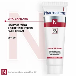 Pharmaceris N Vita-Capilaril Moisturising & Strengthening Face Cream SPF20