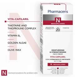 Pharmaceris N Vita-Capilaril Moisturising & Strengthening Face Cream SPF20