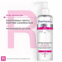 Pharmaceris R Puri-Rosalgin Soothing Physiological Face Gel Wash