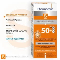 Pharmaceris S Spectrum Protect Broad Spectrum Sun Protection Cream SPF50+