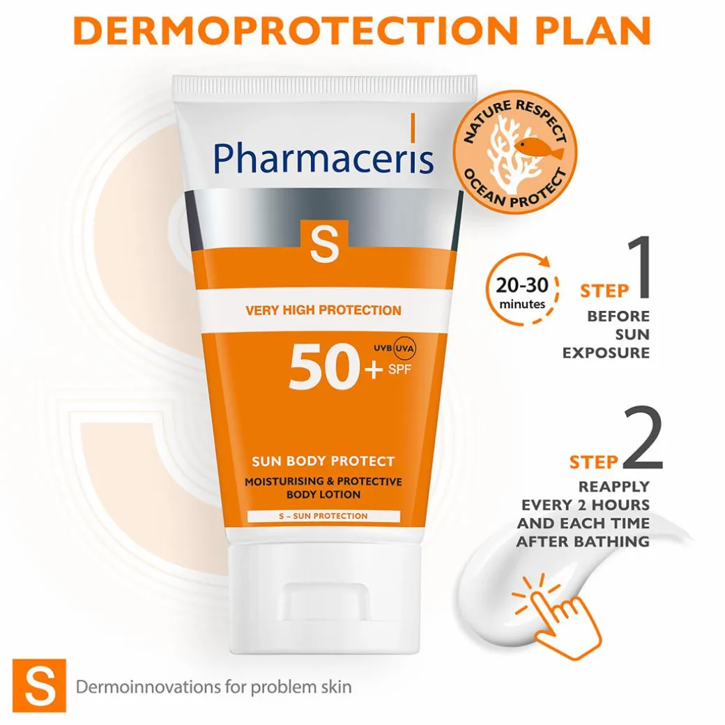 Pharmaceris S Sun Body Protect Moisturising & Protective Body Lotion S