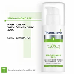 Pharmaceris T Sebo-Almond Peel 5% Exfoliating Night Cream