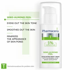 Pharmaceris T Sebo-Almond Peel 5% Exfoliating Night Cream