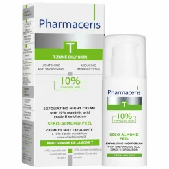 Pharmaceris T Sebo-Almond Peel 10% Mandelic Acid Exfoliating Night Cream