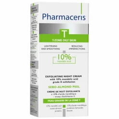 Pharmaceris T Sebo-Almond Peel 10% Mandelic Acid Exfoliating Night Cream