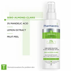Pharmaceris T Sebo-Almond-Claris 3% Mandelic Acid Pure Skin Solution