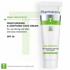 Pharmaceris T Sebo-Moistatic Moisturising & Soothing Face Cream SPF30