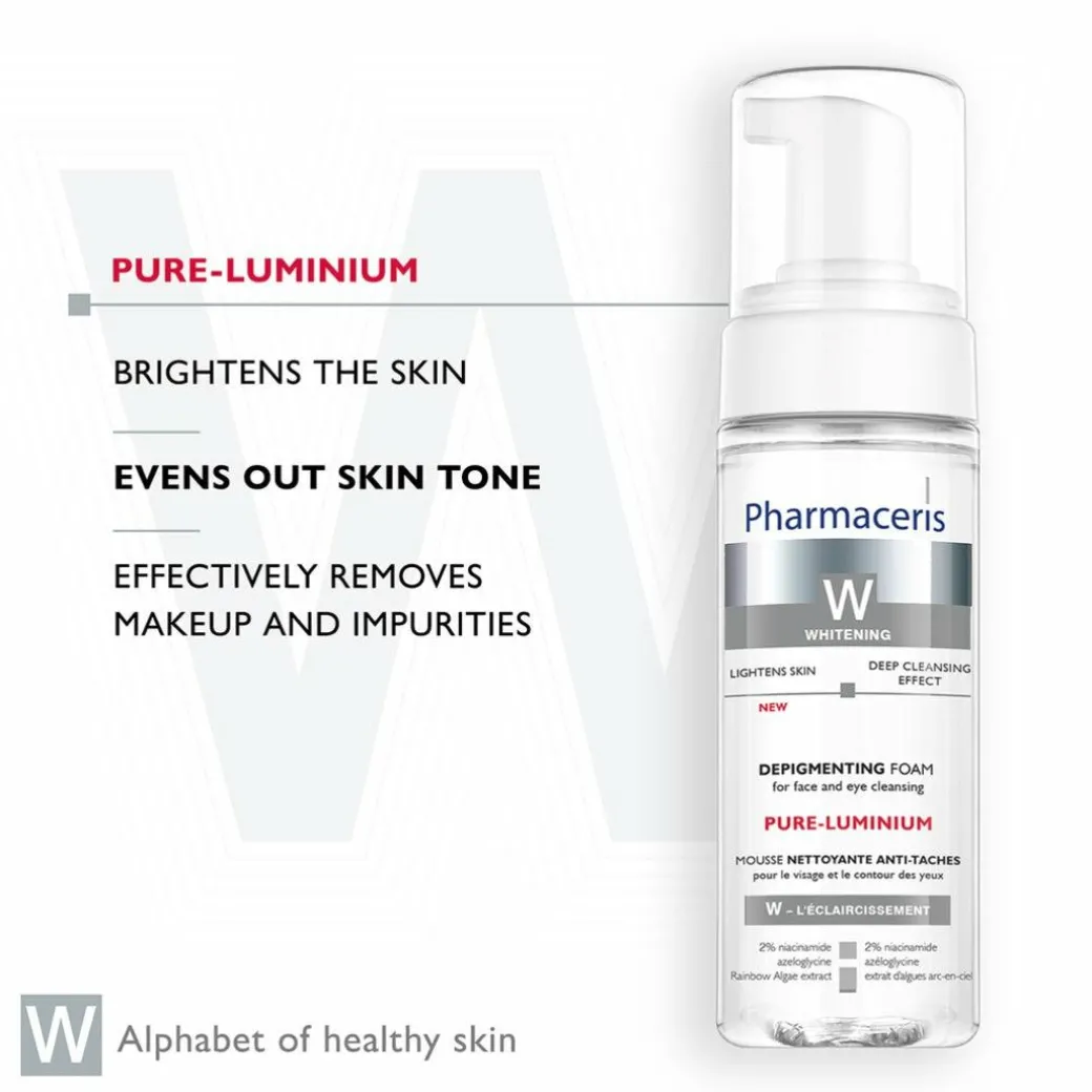 Pharmaceris W Puri-Albucin I Whitening Foam Face and Eye Cleansing