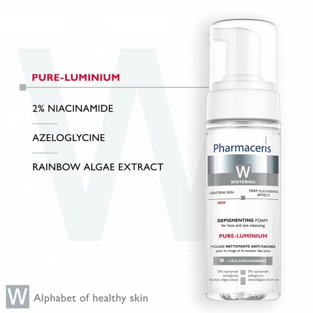 Pharmaceris W Puri-Albucin I Whitening Foam Face and Eye Cleansing