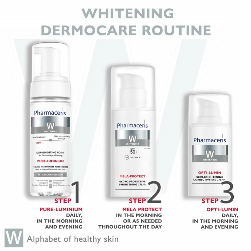 Pharmaceris W Puri-Albucin I Whitening Foam Face and Eye Cleansing