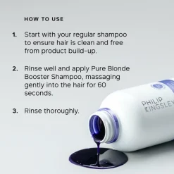 Philip Kingsley Pure Blonde Booster Colour-Correcting Weekly Shampoo