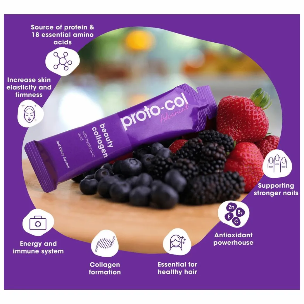 Proto-col Advanced Beauty Collagen Red Berry Flavour 15 Day Kit