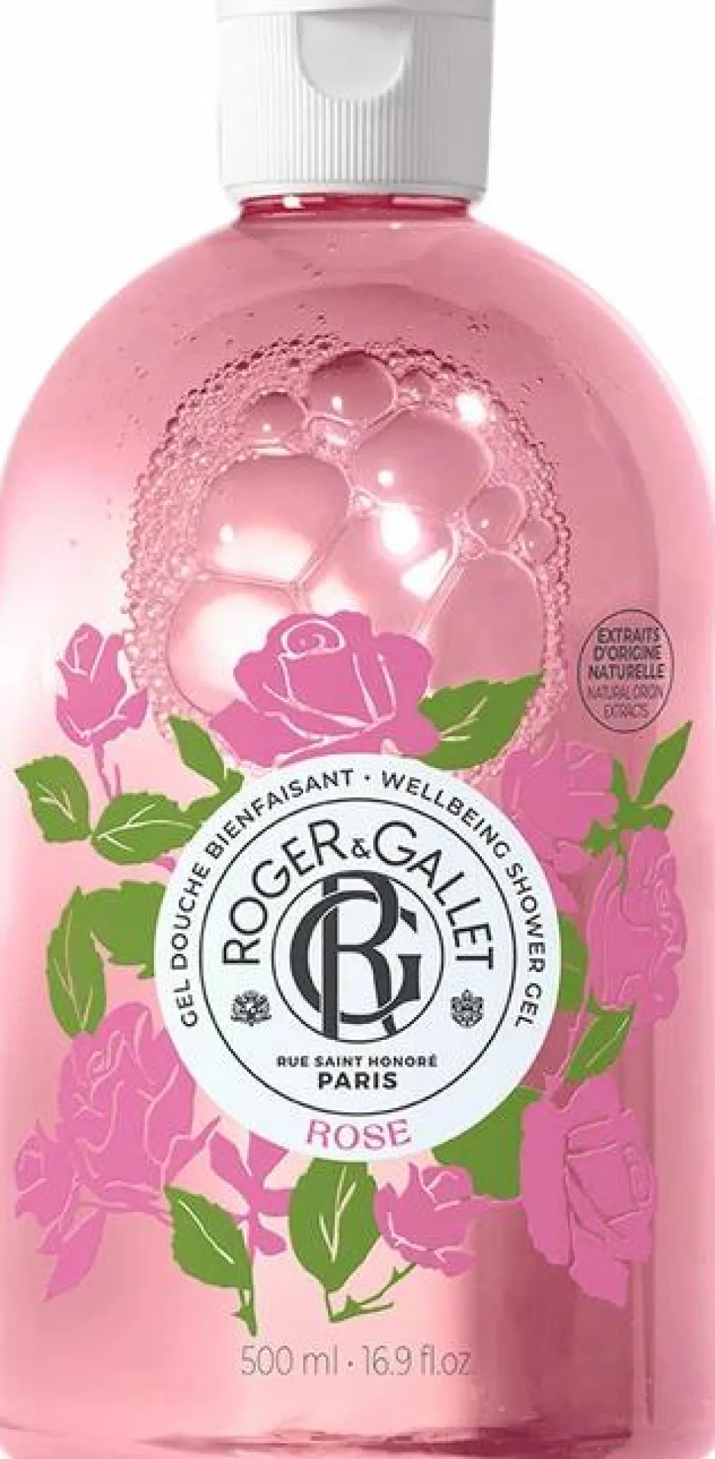 Roger & Gallet Rose Shower Gel: Nourishing & Scented