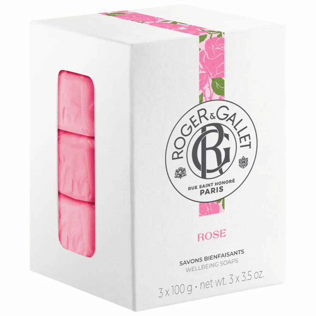 Roger & Gallet Rose Wellbeing Soaps