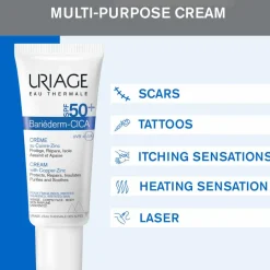 Uriage Bariederm-Cica Cream with Copper Zinc SPF50+