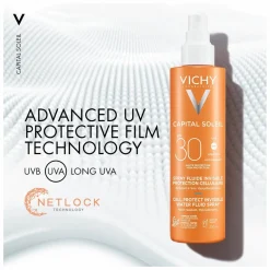 Vichy Capital Soleil Cell Protect Invisible High UVA + UVB Sun Protection Spray SPF30