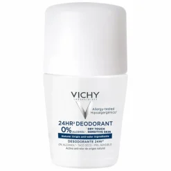 Vichy 24hr Deodorant Roll On - Dry Touch - Aluminium Free