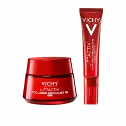 Vichy LiftActiv Anti-Ageing Routine Set: Moisturiser and Eye Cream wit