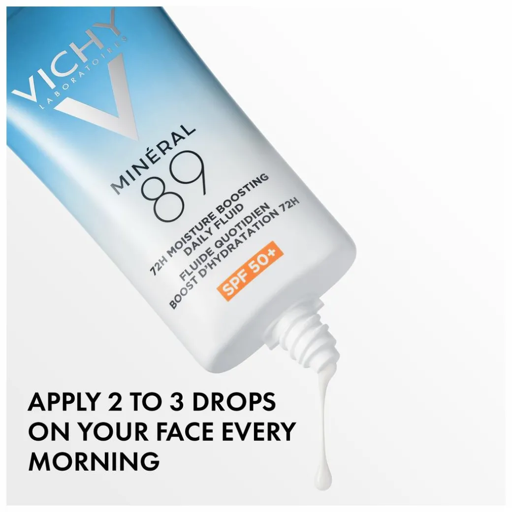 Vichy Mineral 89 72H Moisture Boosting Daily Fluid SPF50+