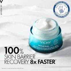 Vichy Minéral 89 Hydration Hyaluronic Acid Routine Set: Serum, Moistur