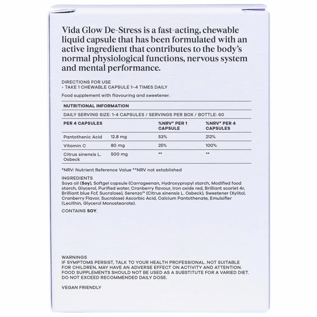 Vida Glow Women's Health De-Stress